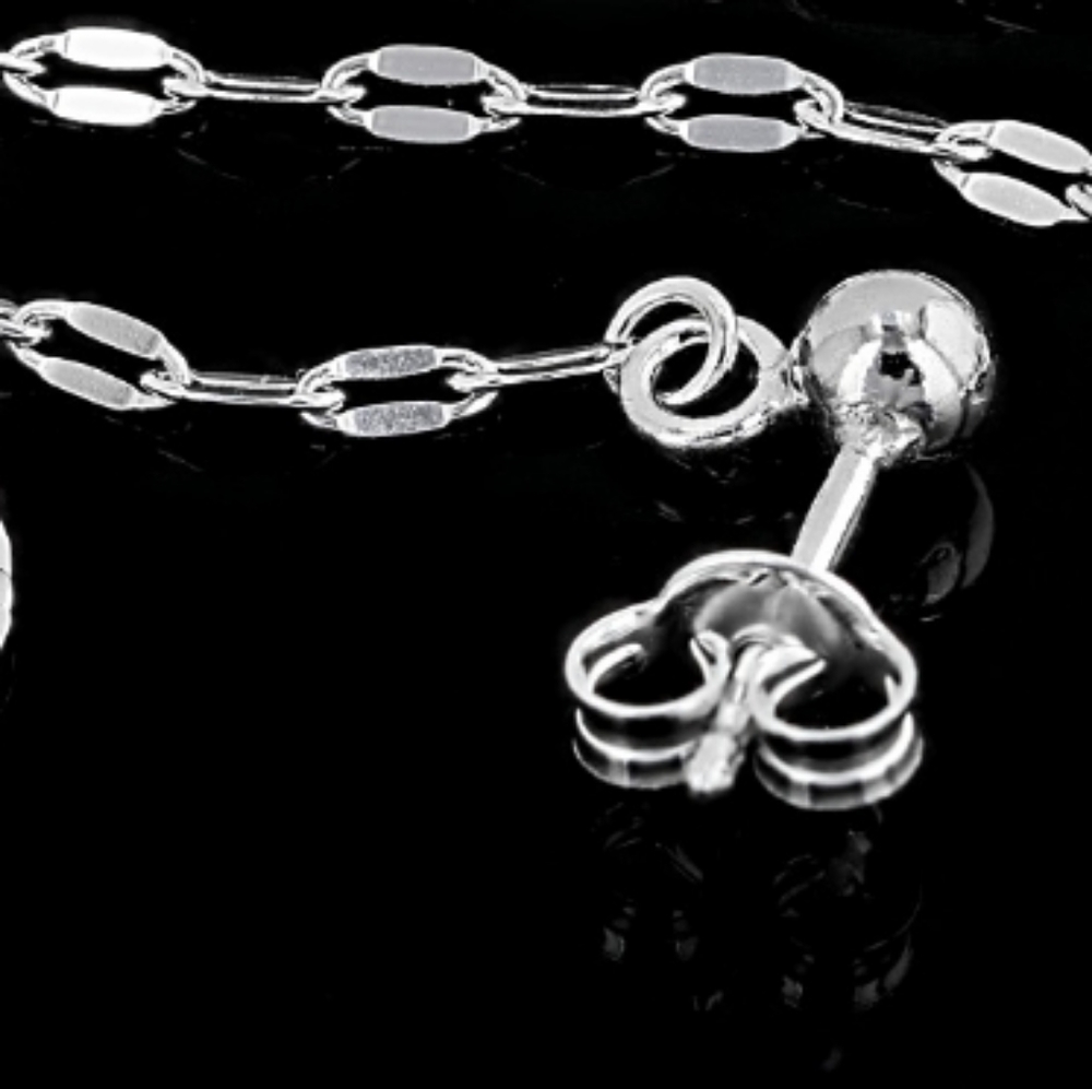 Sterling Silver Earrings - Picture 3 of 7